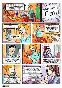 komiks edukacyjny dla modziey szkolnej o bezpiecznym korzystaniu z interentu