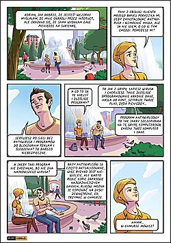 komiks edukacyjny dla modziey szkolnej o bezpiecznym korzystaniu z interentu
