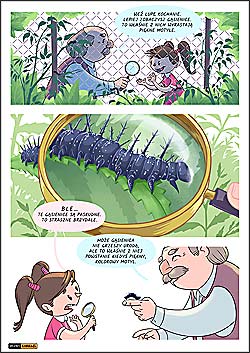 komiks edukacyjny dla dzieci i modziey o yciu i rozwoju motyli - Rusaka Pawik.