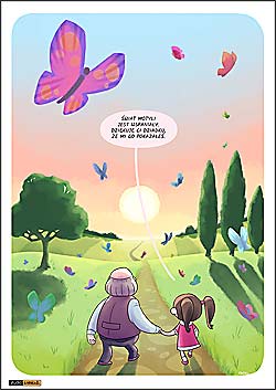 komiks edukacyjny dla dzieci i modziey o yciu i rozwoju motyli - Rusaka Pawik.