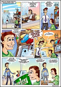 edukacyjny komiks IT o bezpieczestwie