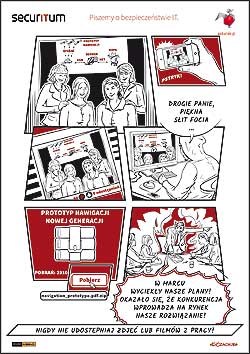 edukacyjny komiks IT o bezpieczestwie