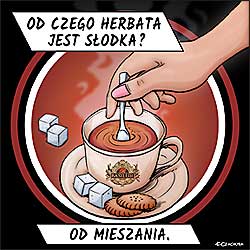 rysunek - ilustracja satyryczna jako mem