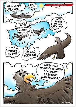 komiks satyryczny - rysunki Czachury - 
