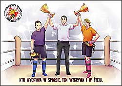 Ilustracja, grafika na prezent dla kick bokserek