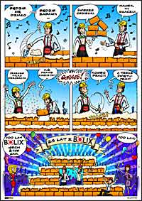 komiks okolicznościowy na 25 lat marki BOLIX