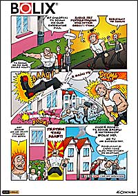 komiks reklamowy - wandale kontra BOLIX HD